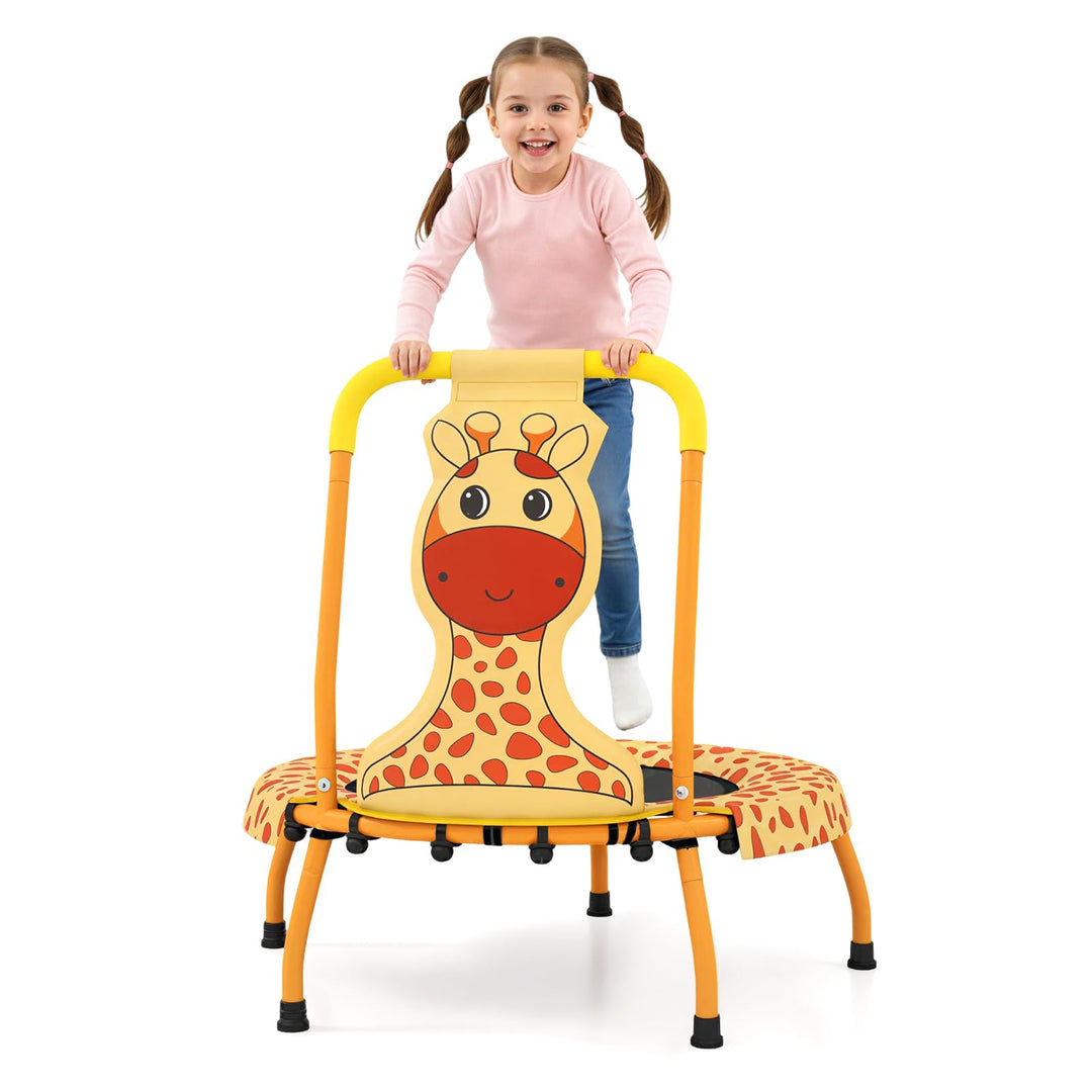 Toddler Trampoline ASTM Certified Mini Kids Trampoline with Foam Padded
