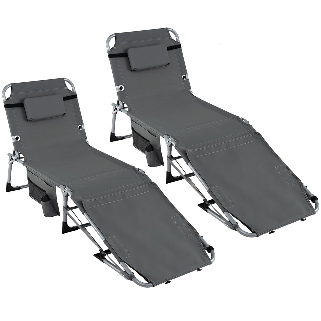 GYMAX Tanning Chair 3 in 1 Sun Bathing Lounge Chairs（1/2）