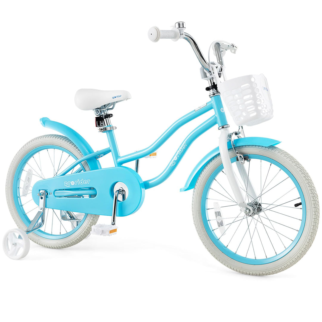 GYMAX Kids Bike for Boys & Girls Aged 3-8 Years, 14/16/18 Inches Children Bicycle w/Training Wheels