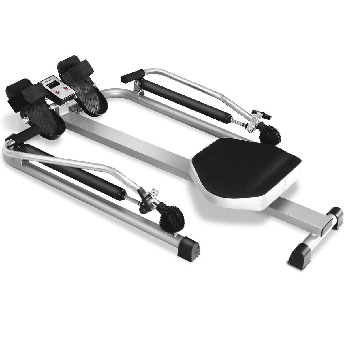 Gisolo Rowing Machine GYMAX Rowing Machine for Home, 265LBS Weight Capacity Hydraulic Rowing ...