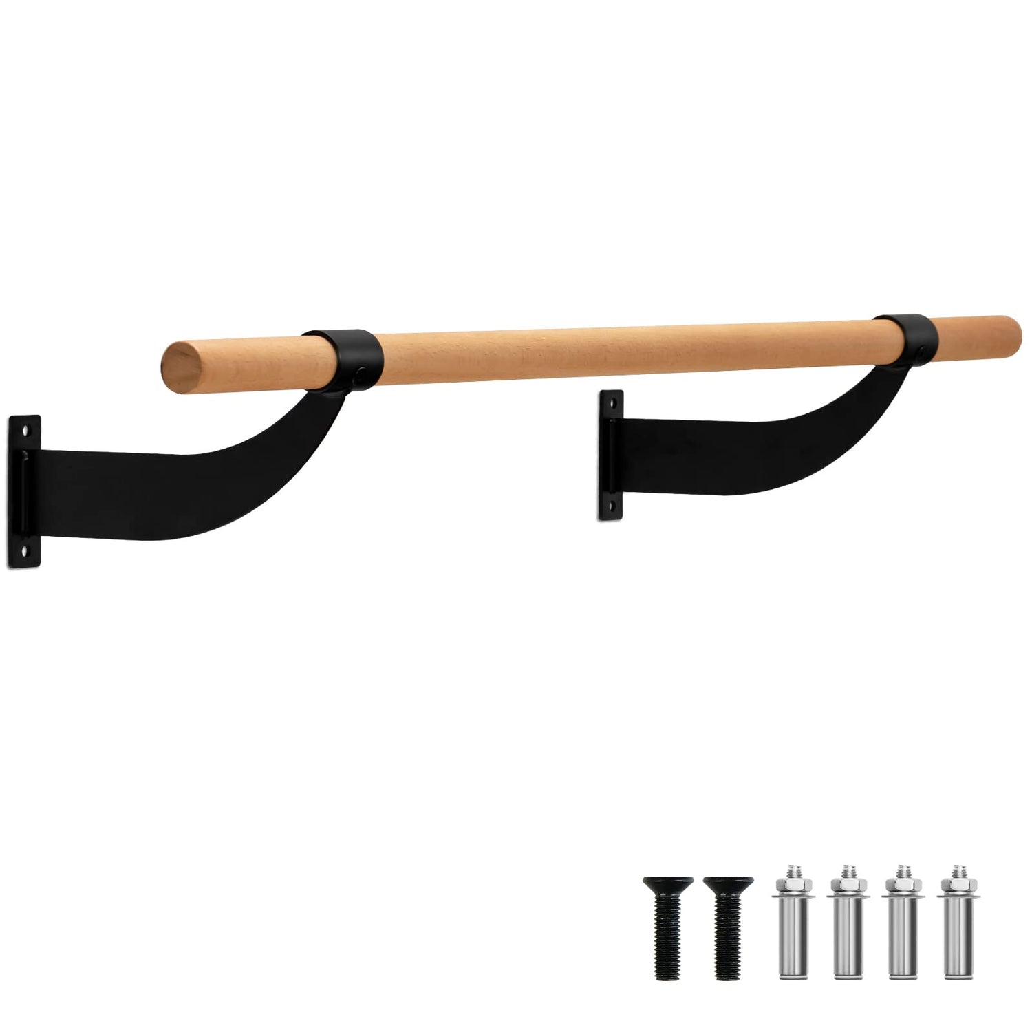 GYMAX Wall Mounted Ballet Barre （4FT）
