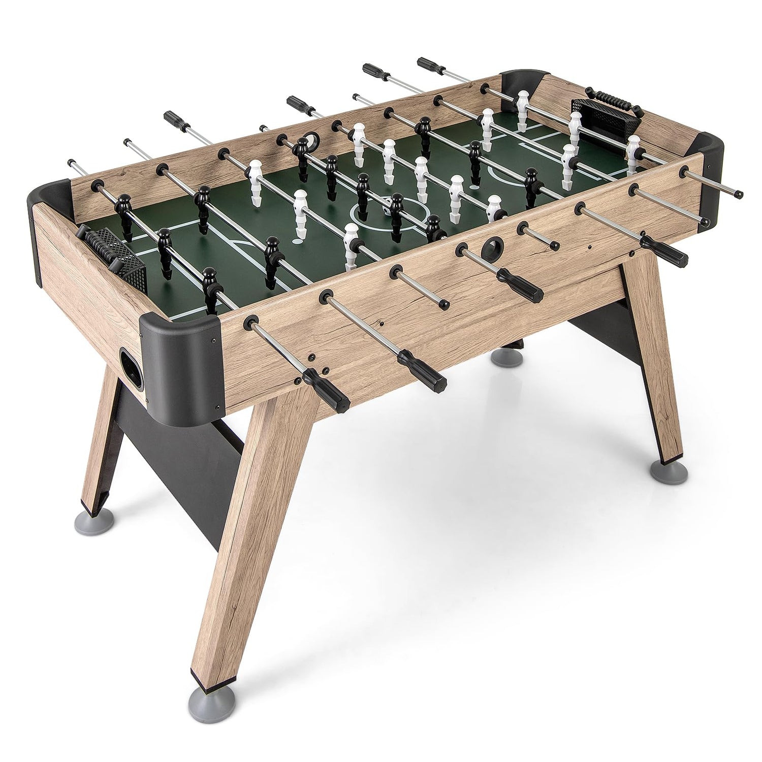 GYMAX  54 Inch Full Size Soccer Table Game with 2 Balls