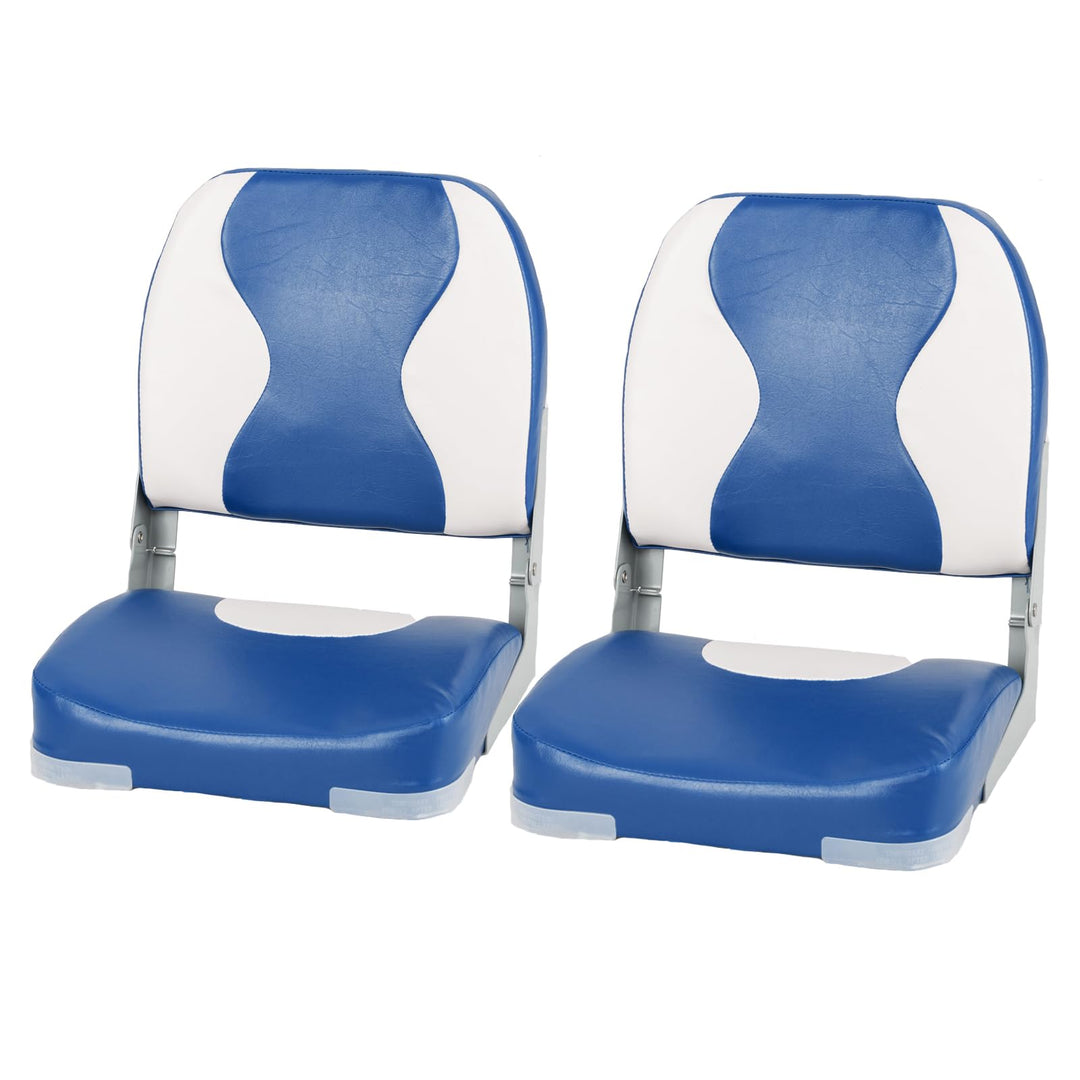 GYMAX Boat Seats Fold-Down Captain Chairs