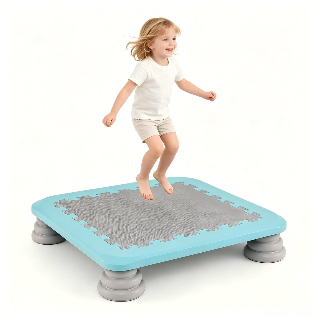 GYMAX Mini Trampoline 220 LBS Bounce Board