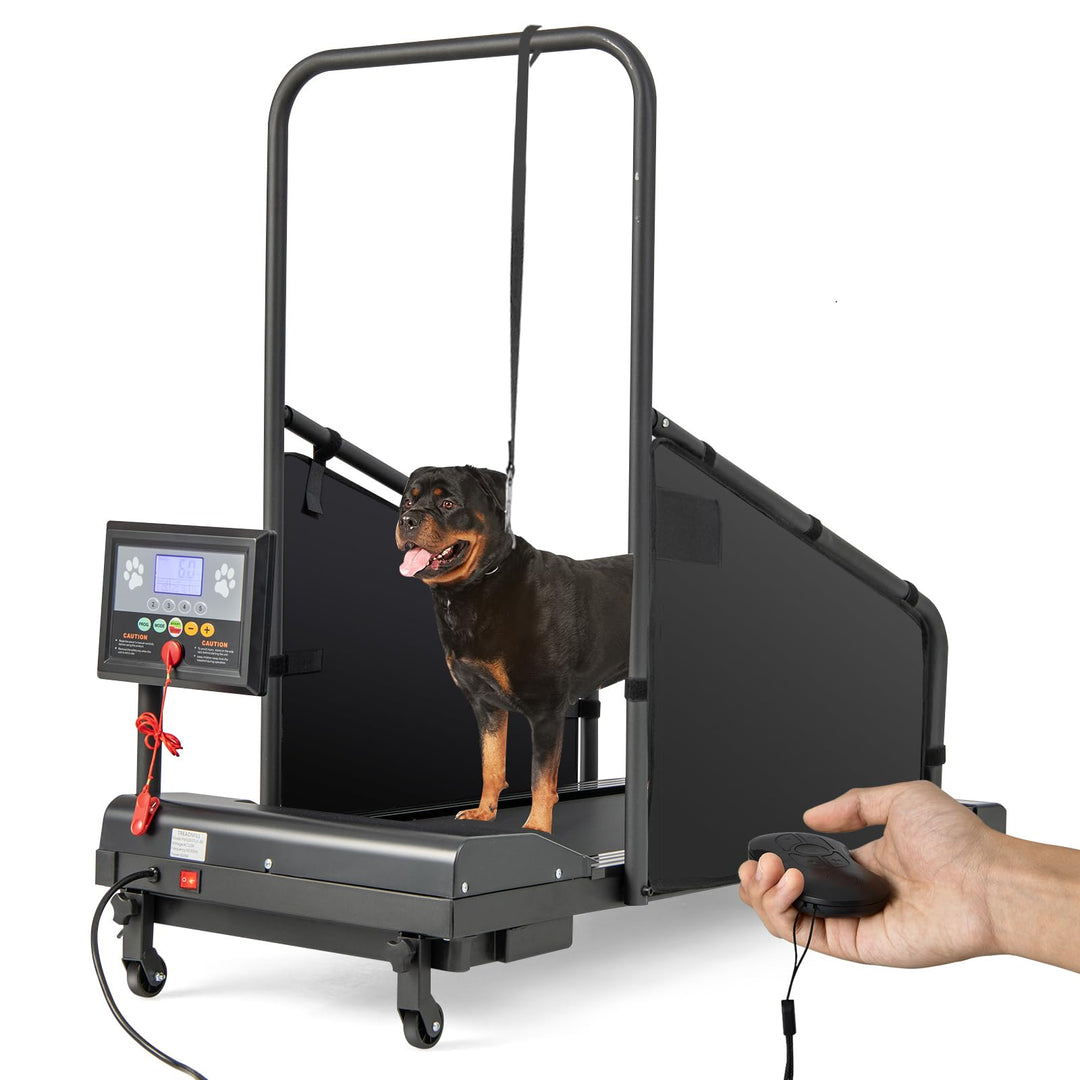 GYMAX Dog Treadmills for Small/Medium Dogs - 220 LBS Pet Runner
