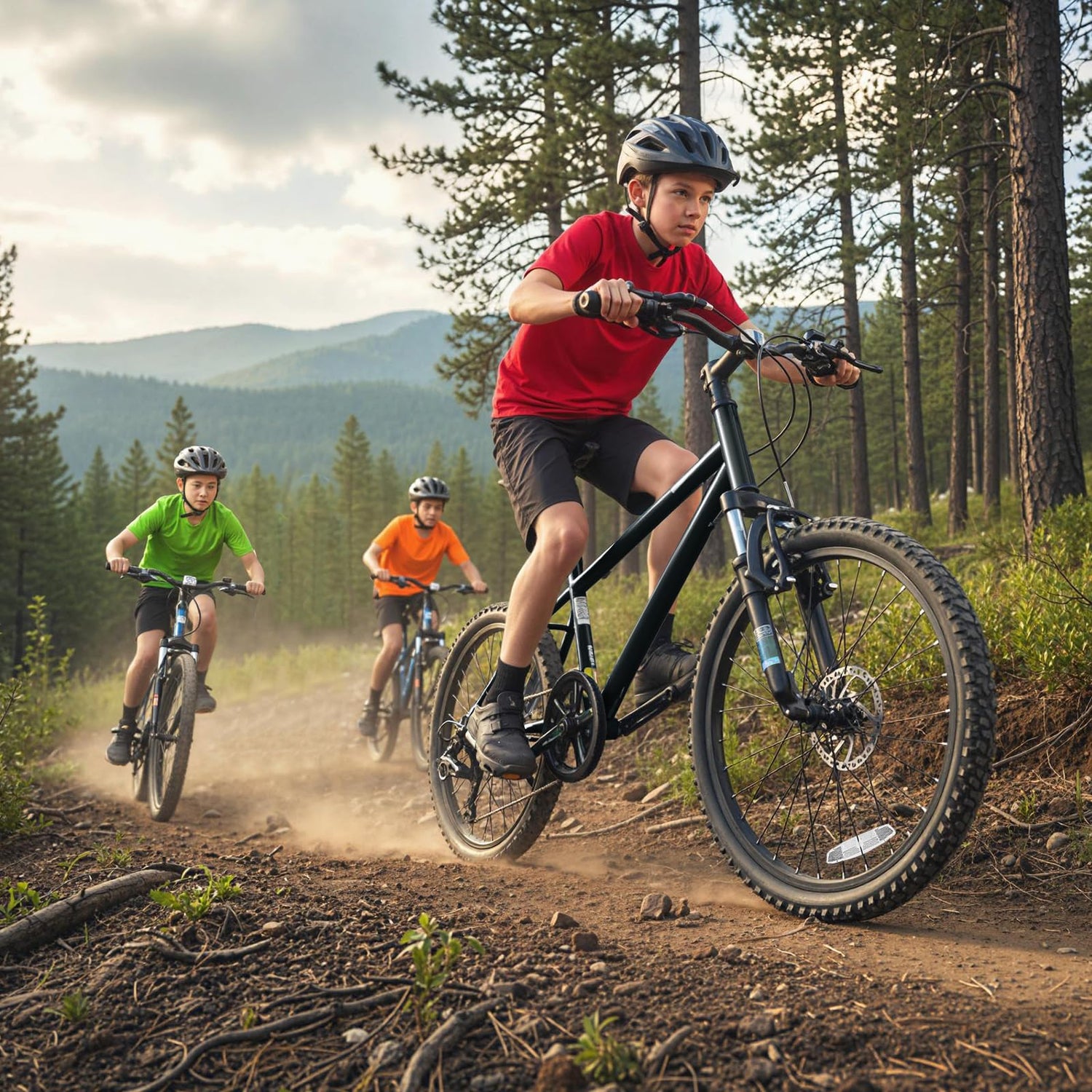 GYMAX 20 24 Inch Kids Mountain Bike Kids Bicycles for Boys Girls