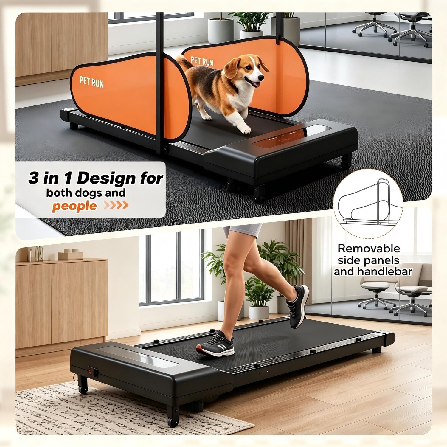 GYMAX Dog Treadmills for Small/Medium Dogs - Pet Runner with Remote