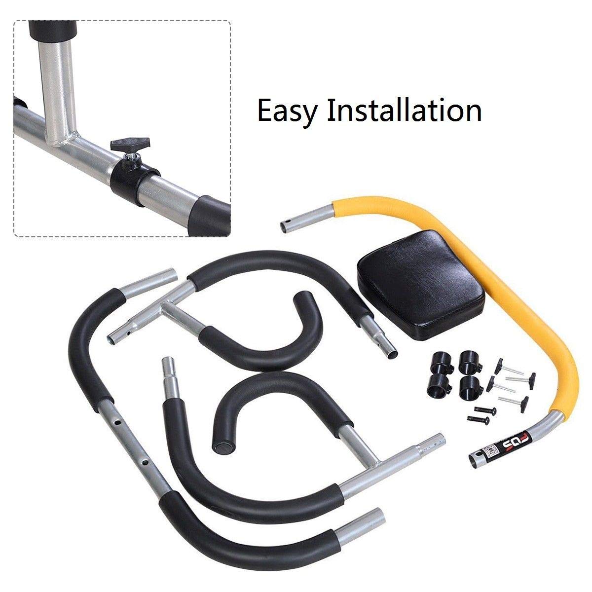 GYMAX Fitness Crunch, Ab Trainer Portable Crunch Trainer