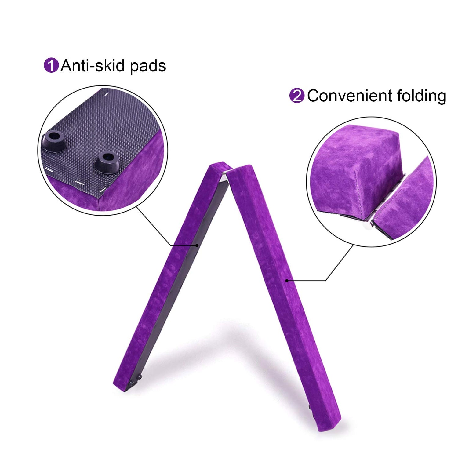 Folding Floor Balance Beam Home Training Gymnastics Beam