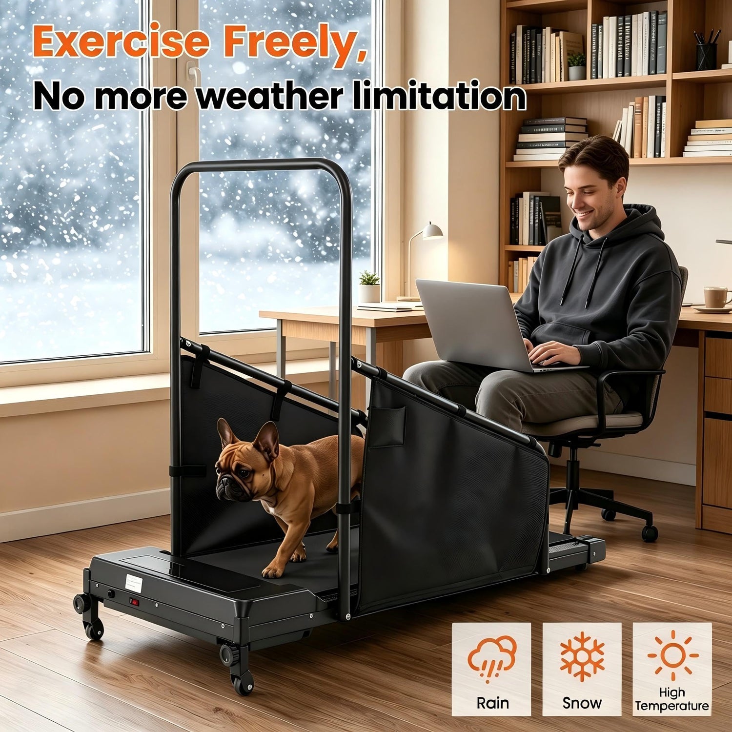 GYMAX Dog Treadmills for Small/Medium Dogs - Pet Runner with Remote