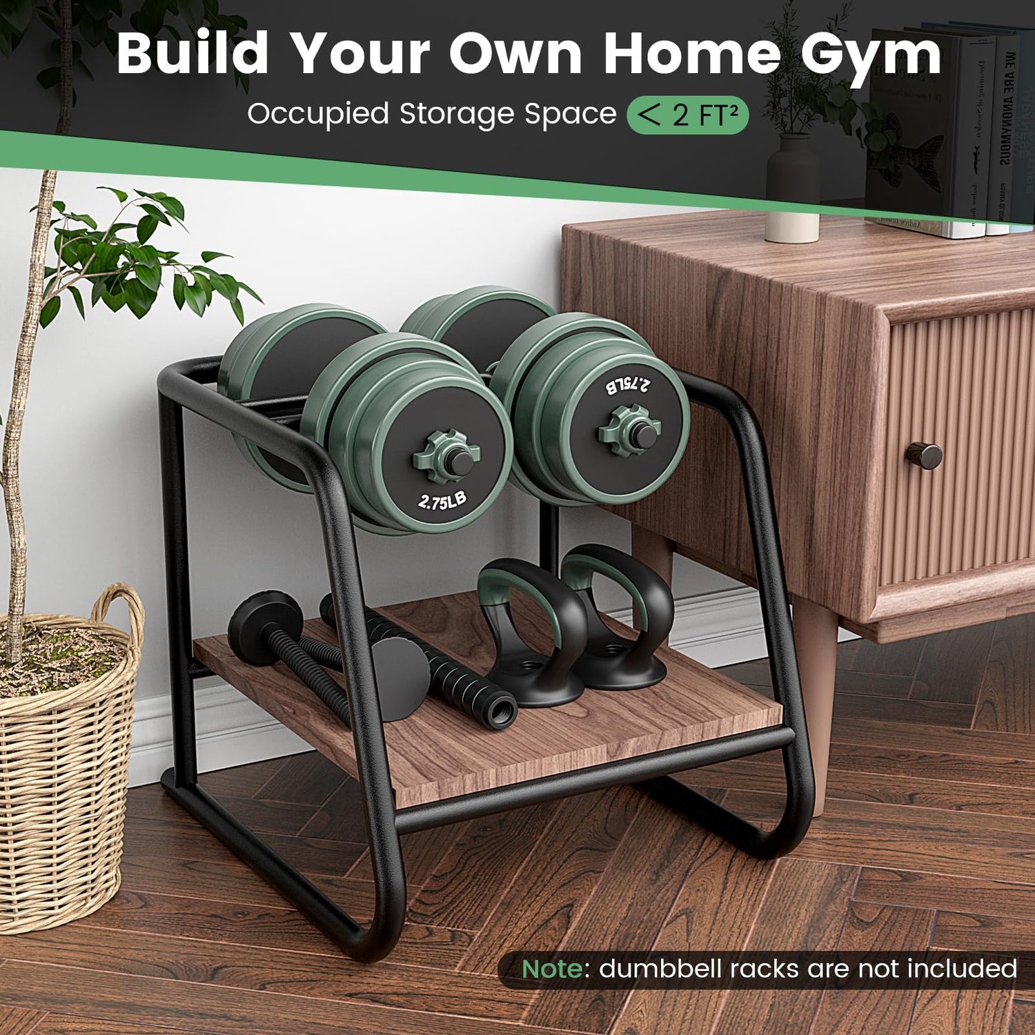 Adjustable Dumbbell Set 4 in 1 Free Weight Set with Connector