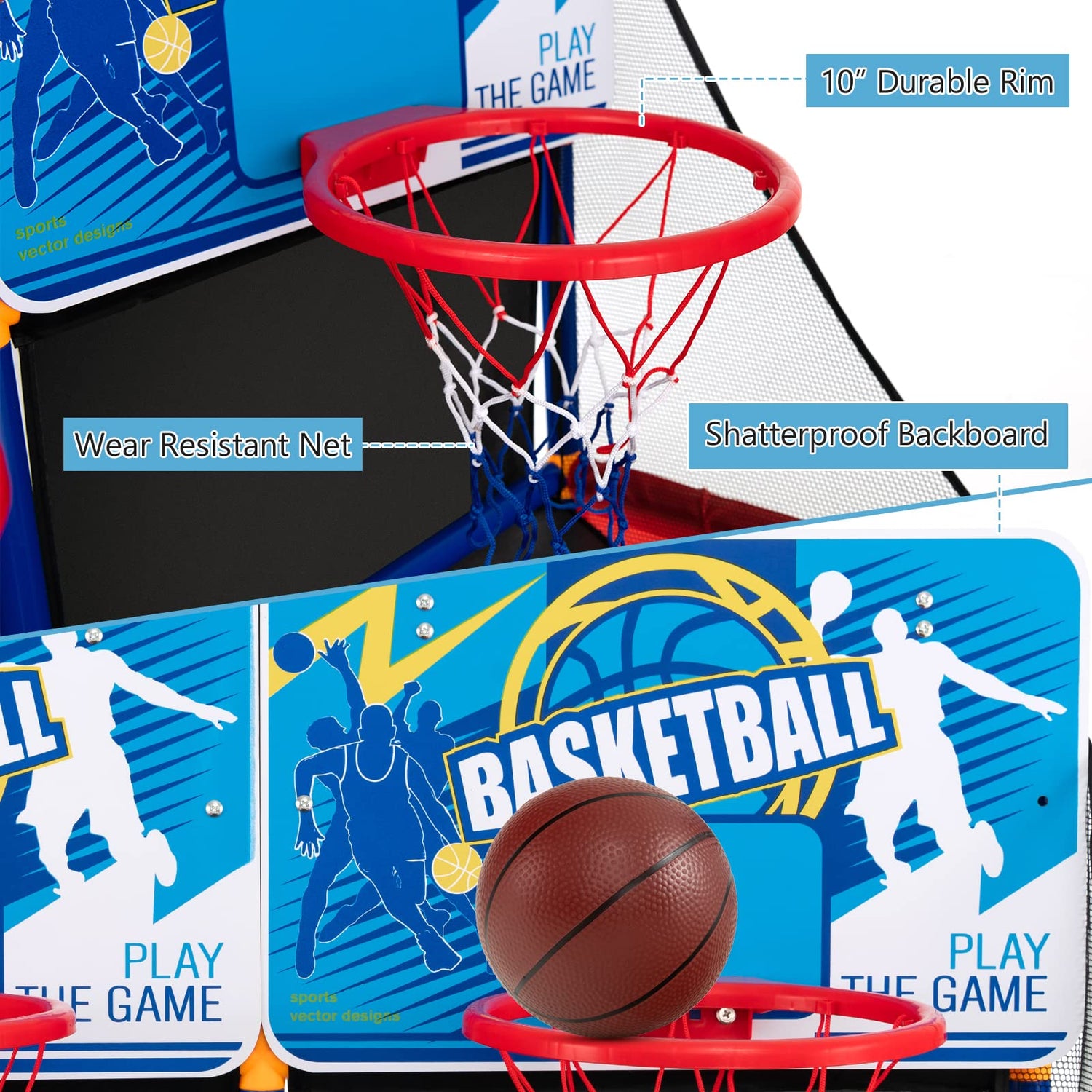 GYMAX Basketball Arcade Game Indoor