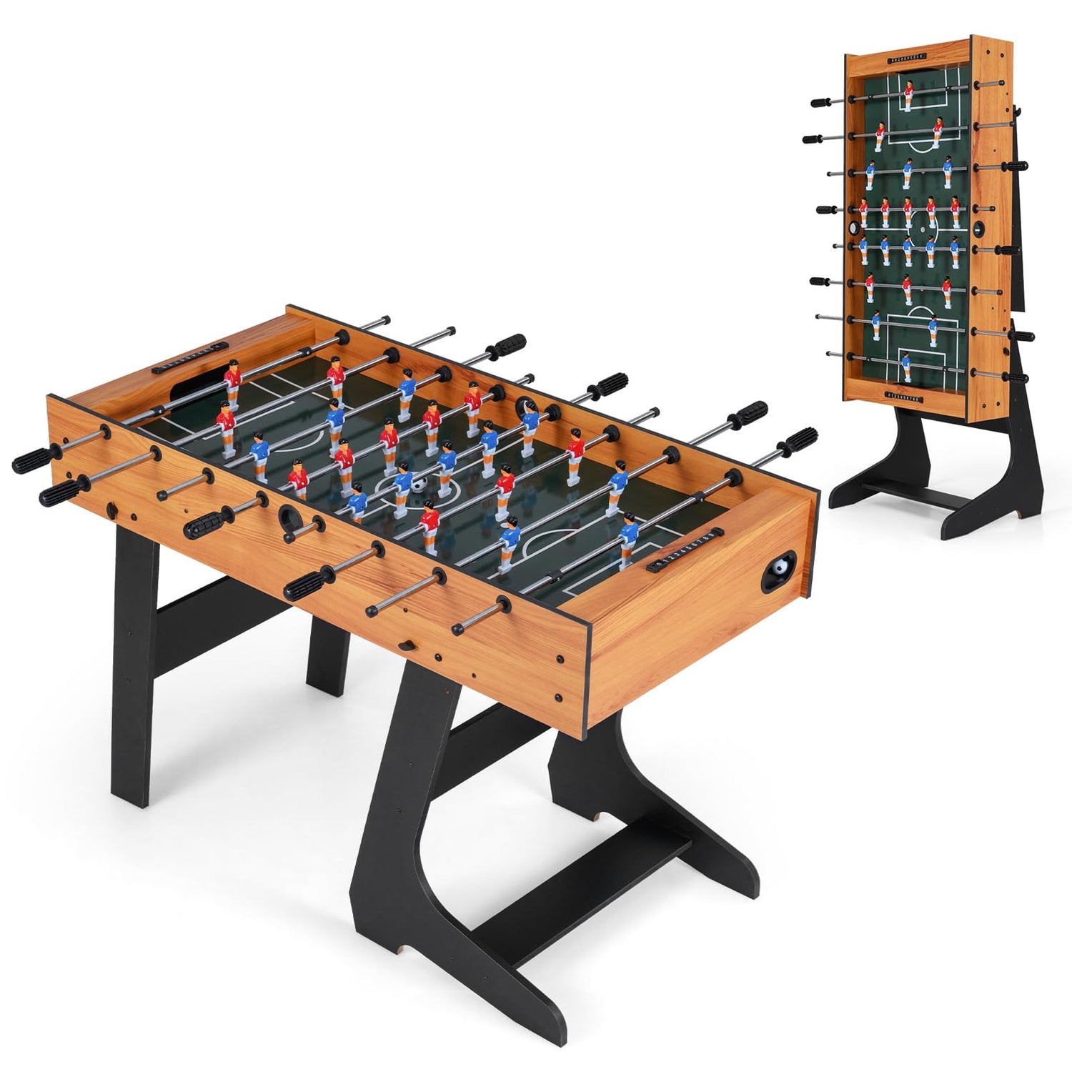 GYMAX Folding Foosball Table