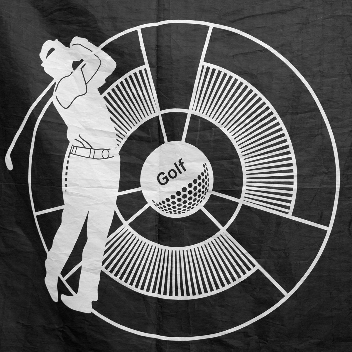Gymax Golf Net, Golf Driving Hitting Net Portable Training Mat with Target Sheet