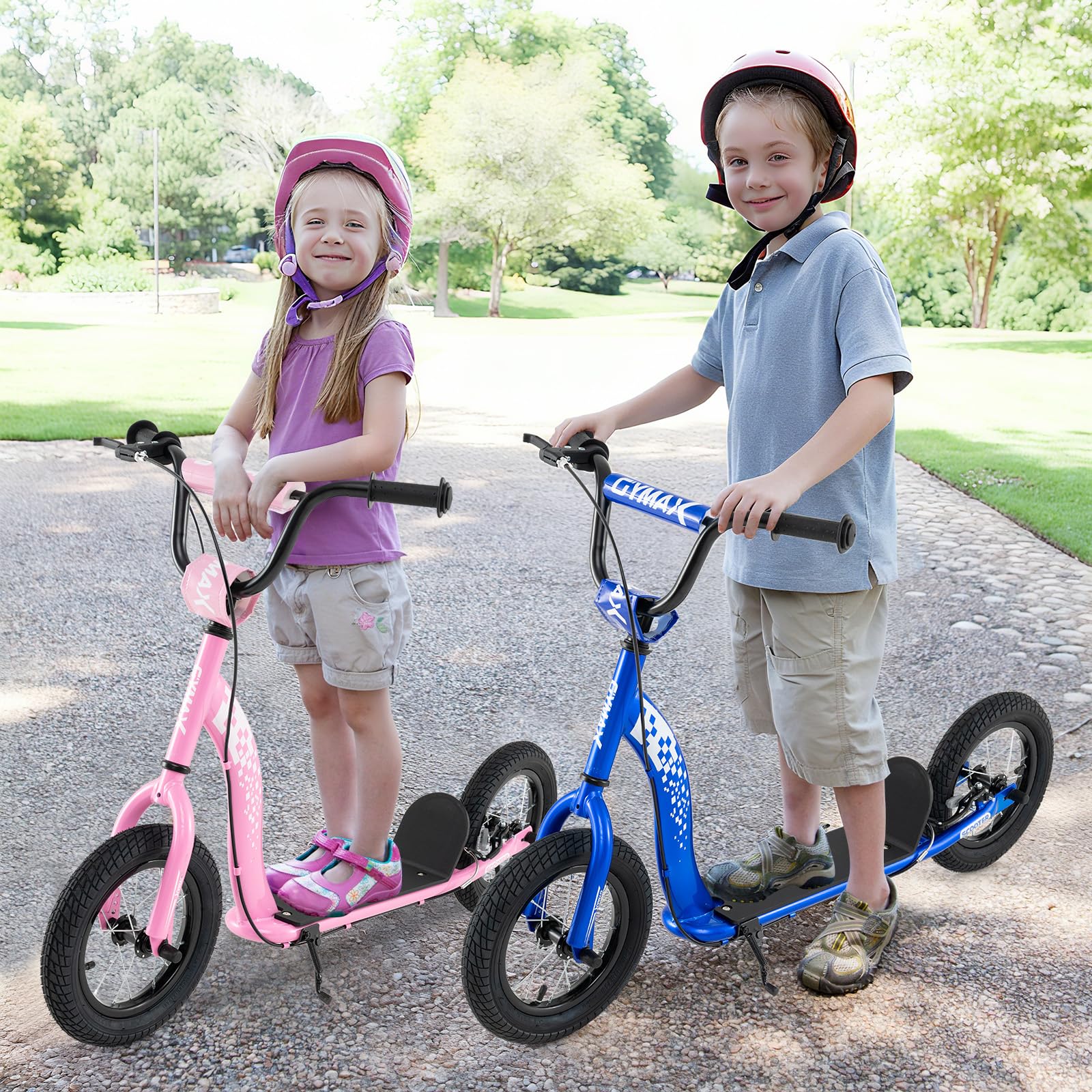GYMAX Scooter Kick Scooter for Adults Teens Kids – Gymax